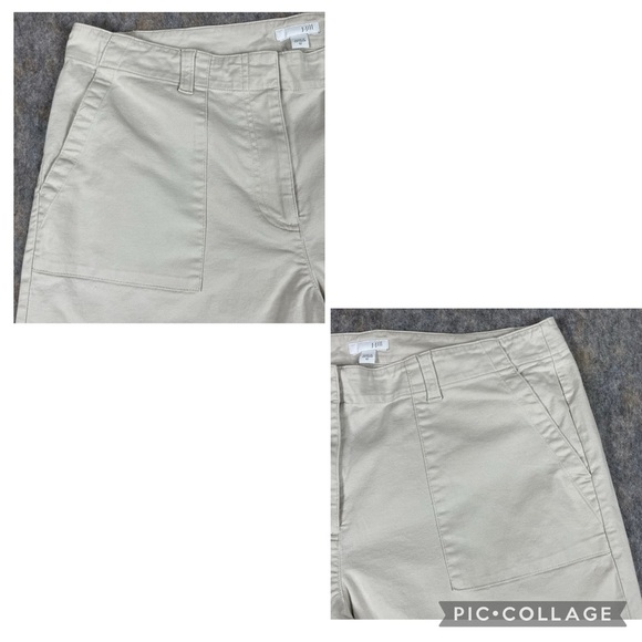 J. Jill Straight Leg Cotton/Linen Casual Travel Minimalist Coastal Pants - Sz 12 - Picture 6 of 15